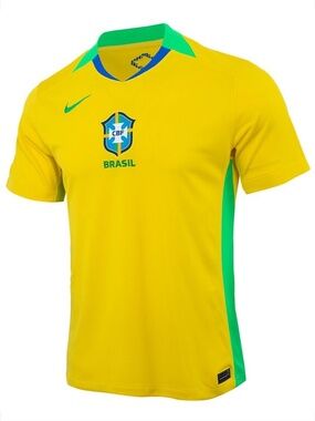 Men's Brazil  Soccer Jersey Home 25